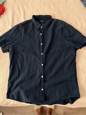 Bonobos Navy Short-Sleeve Button-Down Shirt